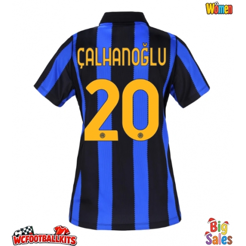 Inter Milan Hakan Calhanoglu #20 Replica Home Stadium Shirt for Women 2026-27 Short Sleeve
